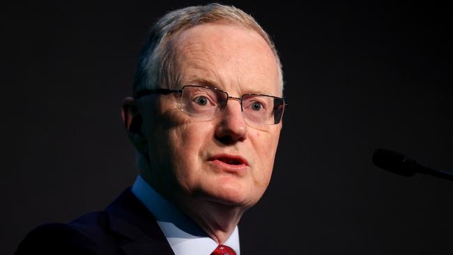 Philip Lowe says the Reserve Bank board is resolute in its determination to return inflation to the bank’s 2-3 per cent target range and will ‘do what is necessary to achieve that’. Picture: Getty Images