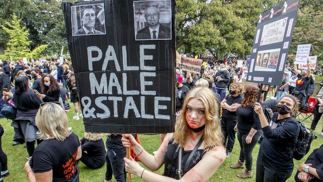 Women of all ages have rallied together. Picture: David Geraghty