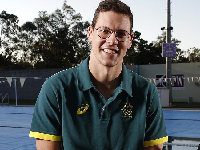 Mitch Larkin is gunning to become the first Australian male swimmer to be chosen on a fourth Olympic team. Picture: Josh Woning