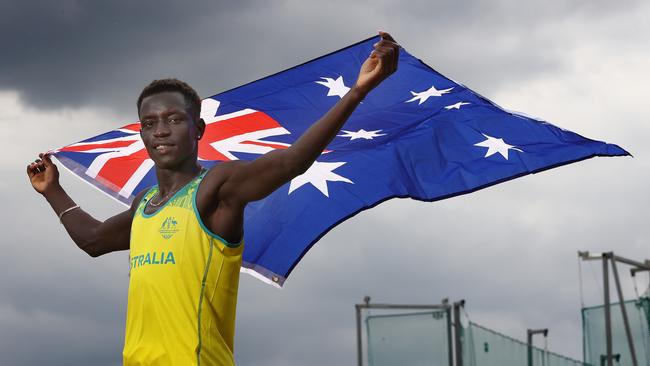 Australian middle distance runner Peter Bol. Picture: Michael Klein