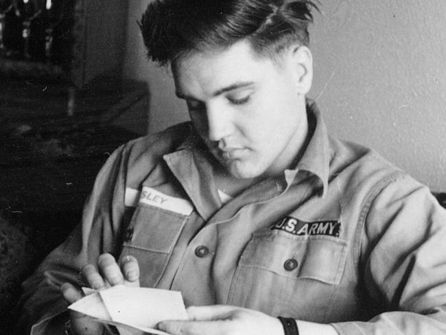 Elvis Presley during his US Army Service. Picture: supplied © EPE. Graceland and its marks are trademarks of EPE. All Rights Reserved. Elvis Presley™ © 2022 ABG EPE IP LLC