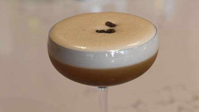 An Espresso Martini at Bar 53. (AAP IMAGE/Simon Bullard)