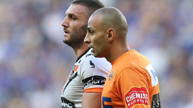 Farah had to be replaced after just nine minutes against the Eels.