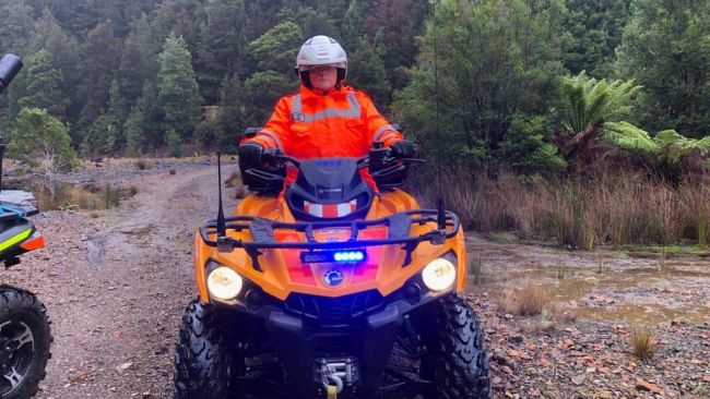 Tasmanian SES and rescue crews continued their search efforts near Philosopher Falls over the weekend. Picture: Tasmania Police