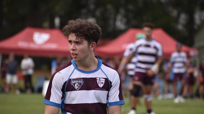 TAS First XV rugby between John Paul College and Canterbury College. Saturday April 29, 2023. Picture, Nick Tucker.