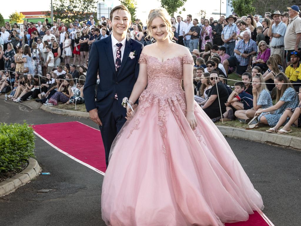 Toowoomba Christian College year 12 formal at Highfileds Cultural Centre. Matt Santinella and Georgie Beckett.