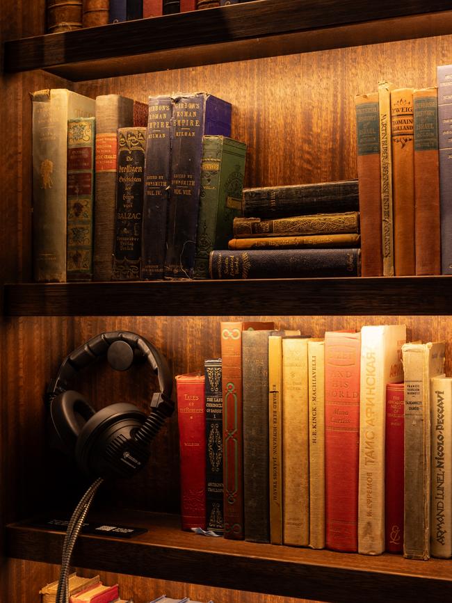 Books on display as part of an exhibition.