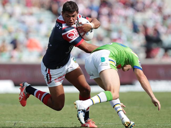 Latrell Mitchell looks set to be named at fullback for the Roosters.