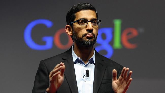 Google CEO Sundar Pichai.