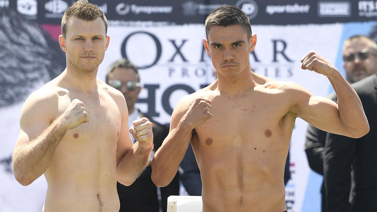 Jeff Horn and Tim Tszyu’s fight has been rocked by corruption claims. (Photo by Ian Hitchcock/Getty Images)