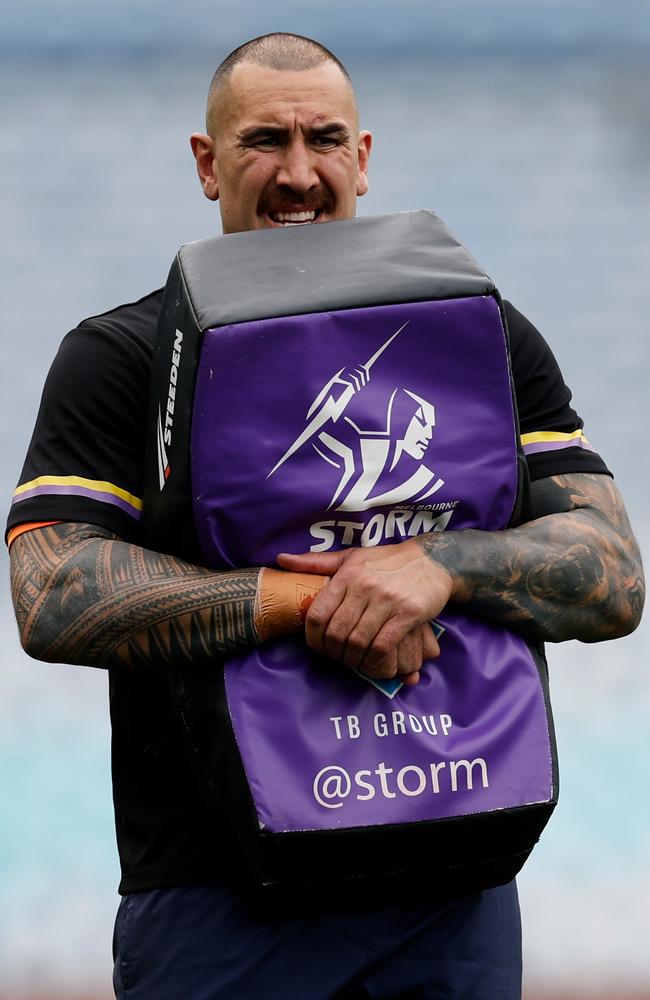 The Storm missed suspended prop Nelson Asofa-Solomona. Picture: Cameron Spencer/Getty Images