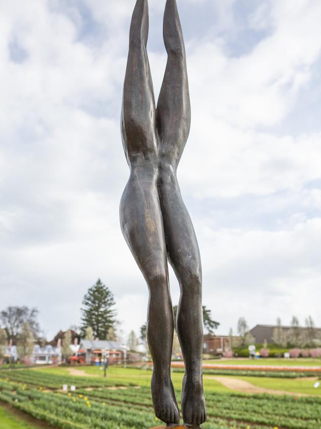 Brunswick sculptor Michael Sibel artwork <i>Rising Angel</i>.