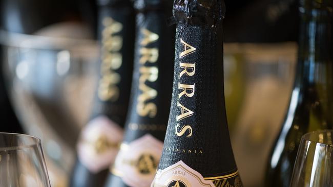 Tasmanian sparkling wine brand House of Arras makes tasty bubbles. Picture: Robert Heazlewood