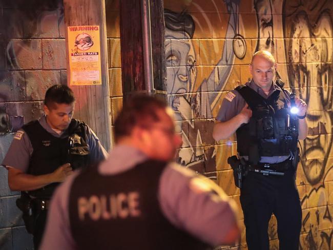 Five people were killed and about another 50 wounded in gunfire in Chicago city over one July holiday weekend. Picture: AFP