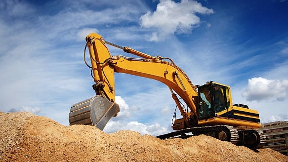 Emergency services helped a man stuck under an excavator near Daylesford on Monday afternoon. Picture: File.