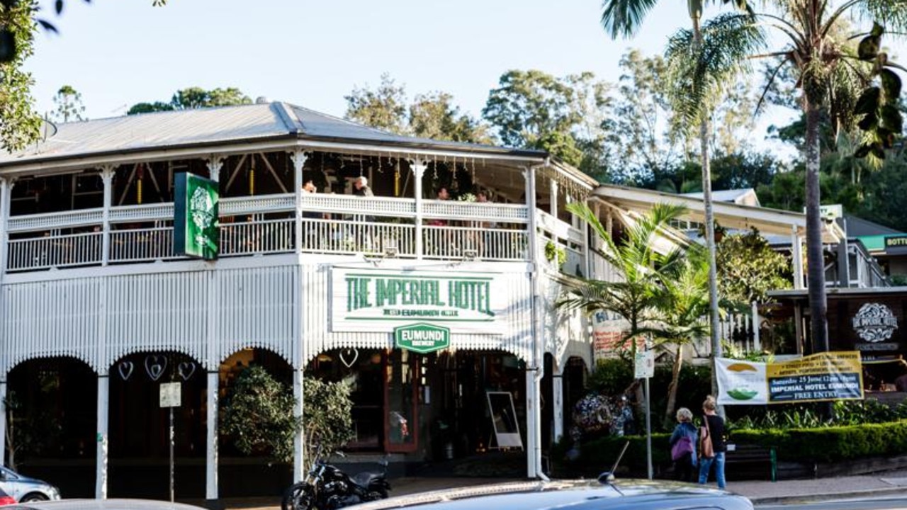 The Imperial Hotel at Eumundi, now owned by the Comiskey Group.