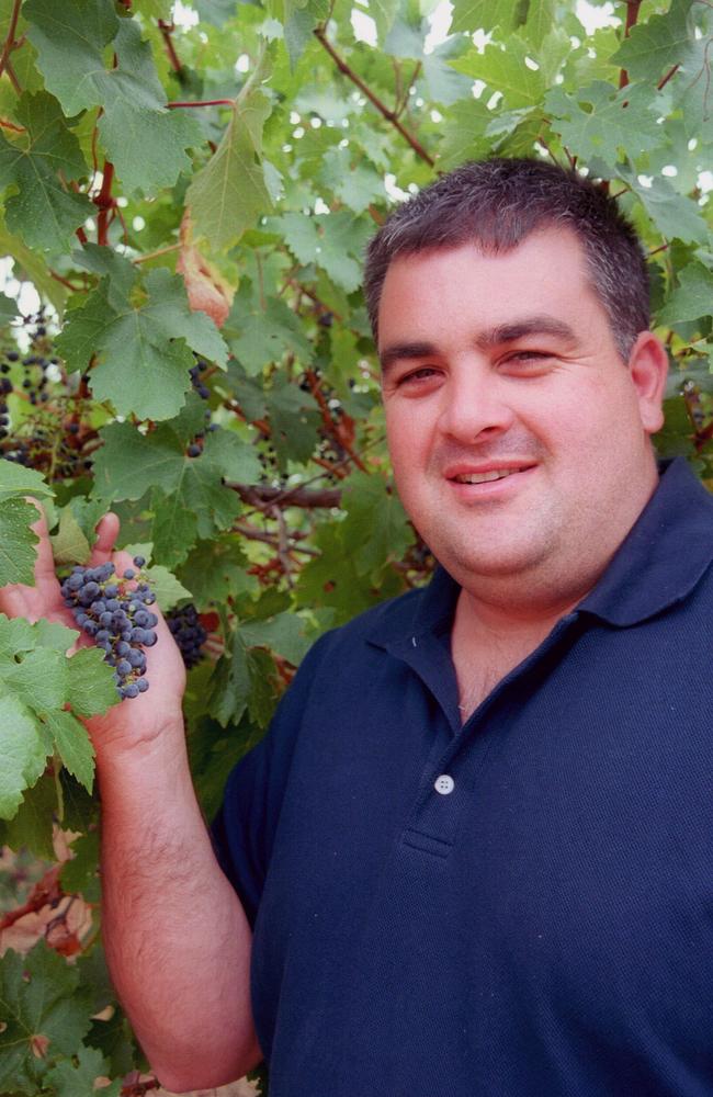 Winemaker David Littore pictured in 2002. Picture: News Corp Australia