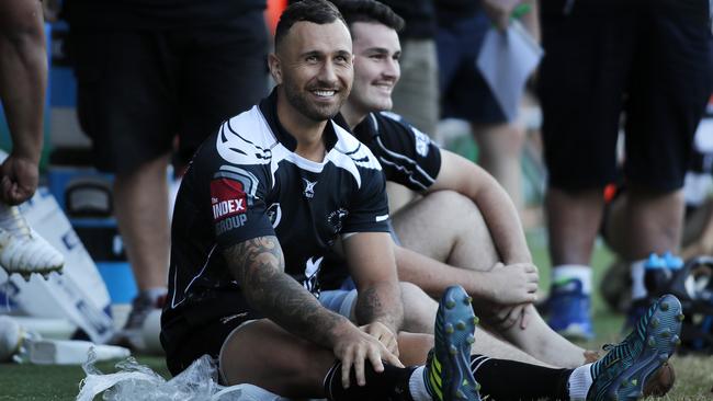 Quade Cooper is biding his time in club rugby.