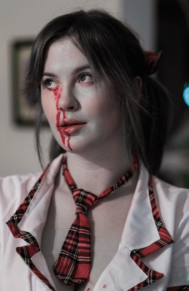 Ireland Baldwin’s Halloween costume.