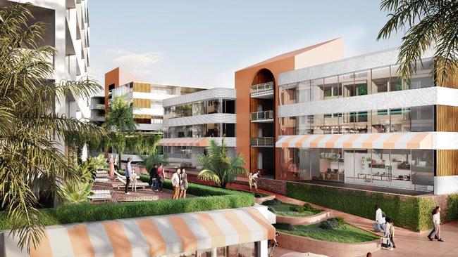 The complex would include more than 200 apartments. Picture: Supplied