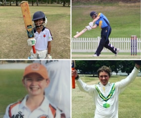 Gold Coast junior cricket gun Sam Smithers.