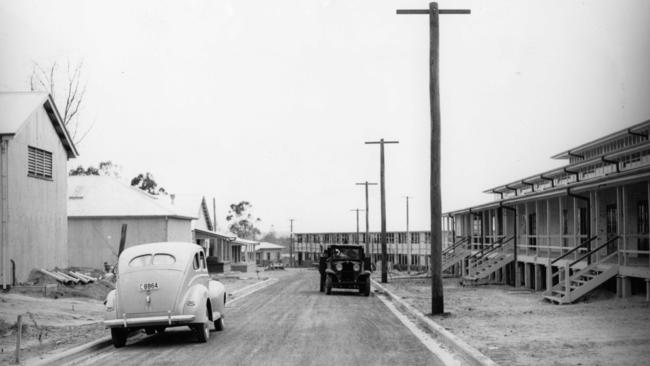 The streets of Salisbury in the 1940s.