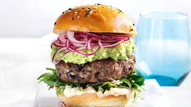 For even more fun, get your kids to build their own burger at the table.