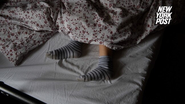 Wearing socks to bed is like sleeping in a toilet