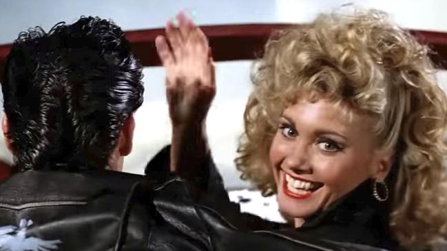 Olivia Newton-John as Sandy in Grease.