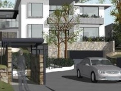 An artist's impression of a proposed seniors' living ,10-unit complex to replace two family homes in Kevin Ave, Avalon Beach.  Picture: Supplied