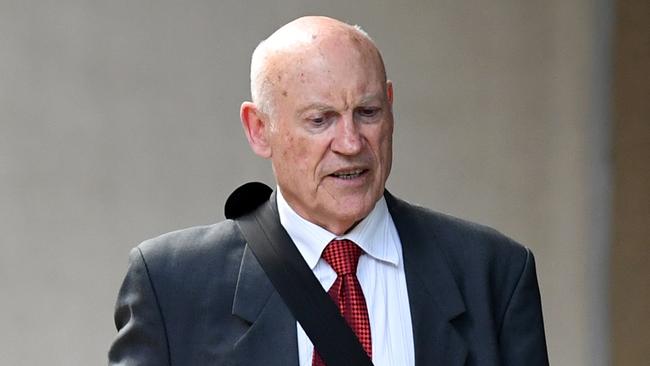 Ian Macdonald arrives at the NSW Supreme Court in Sydney during his trial in August 2020. Picture: NCA NewsWire/Joel Carrett