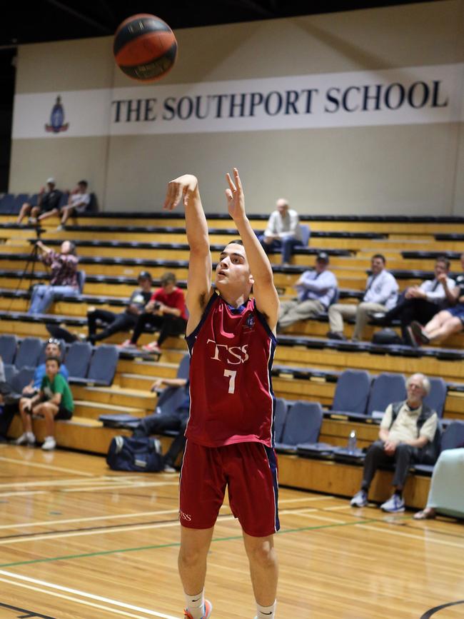 TSS star basketball player Nick Cross. Photo by Richard Gosling.