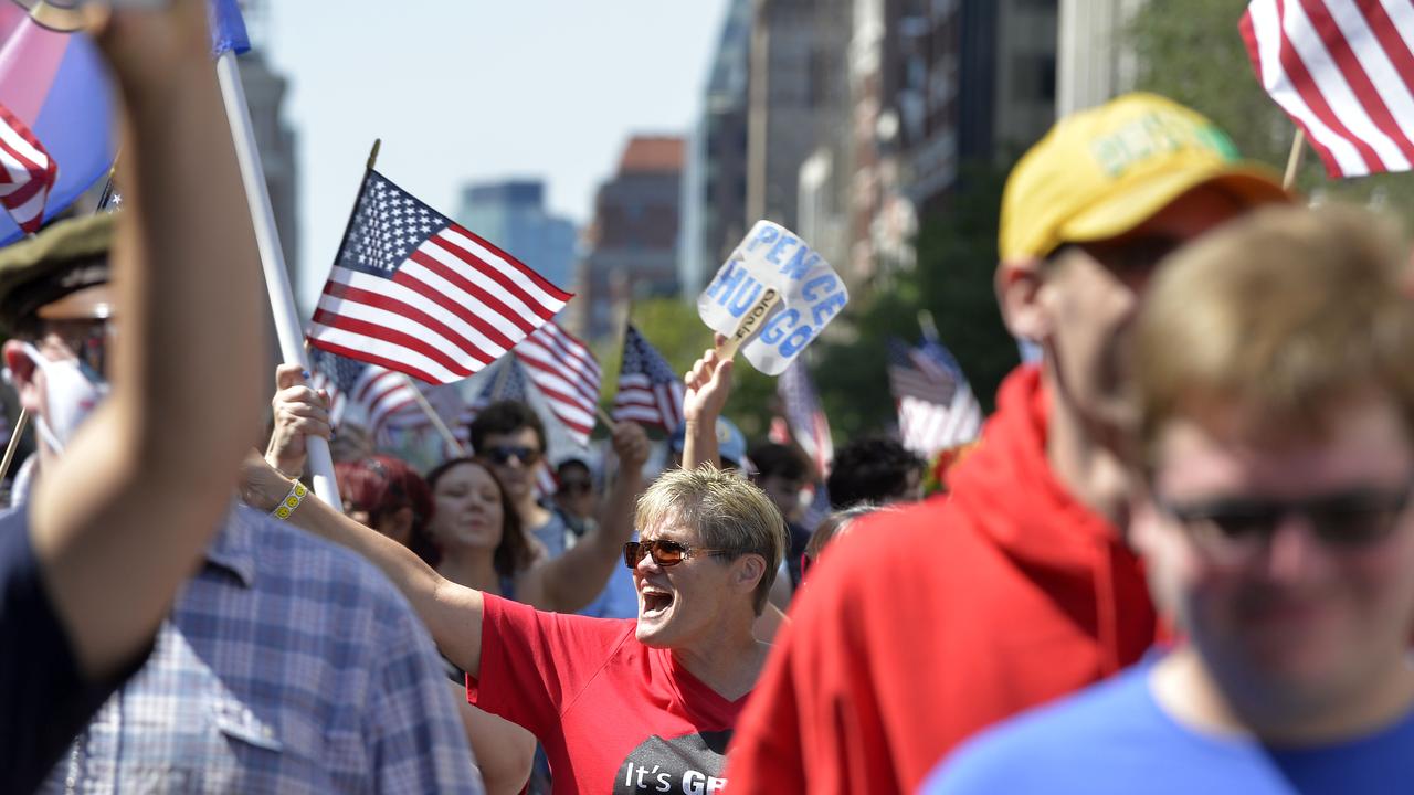 Boston's Straight Pride Parade draws hundreds of marchers and even more  counter protesters