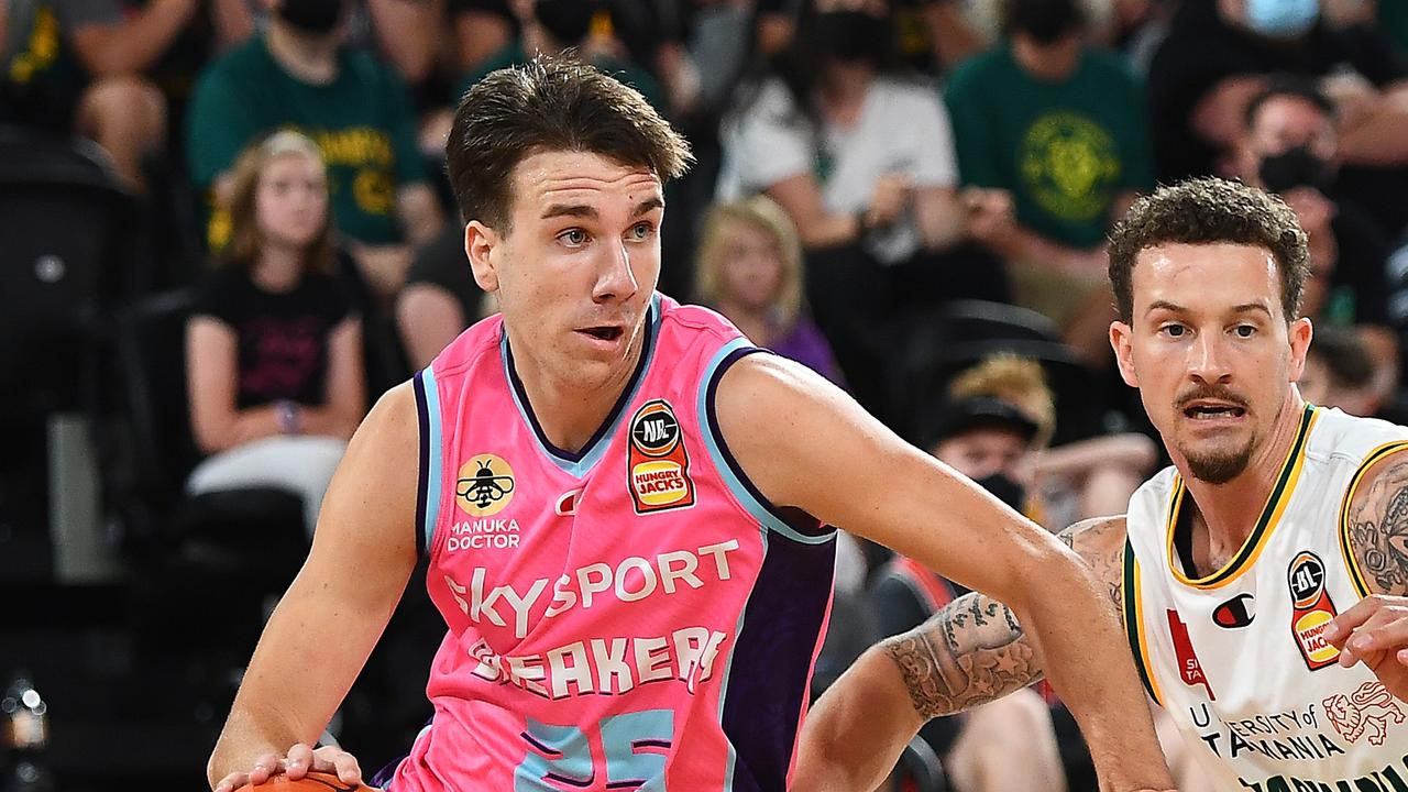 Hugo Besson of the New Zealand Breakers is a highly rated French talent. (Photo by Steve Bell/Getty Images)