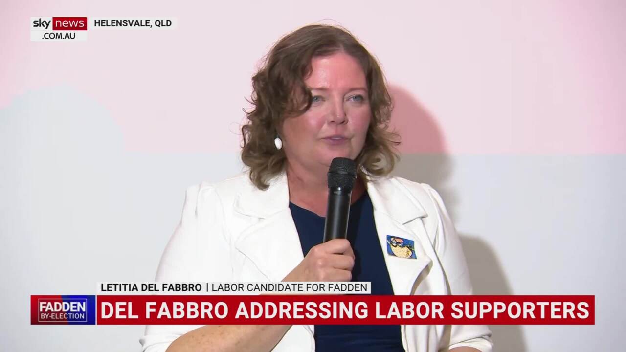 Labor candidate Del Fabbro concedes Fadden loss