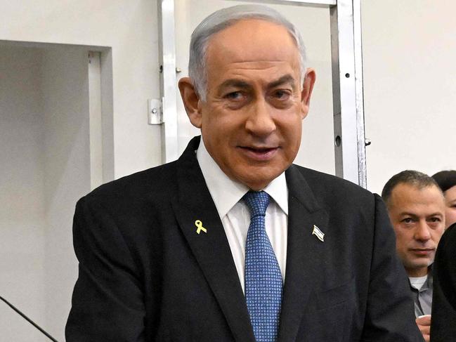 Israeli Prime Minister Benjamin Netanyahu was due to have his prostate removed on Sunday. Picture: AFP