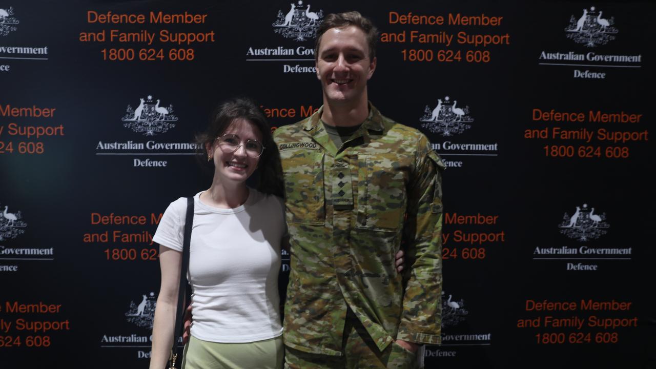 Captain Jack Collingwood (right) and wife, Madeline. Photo: Harry Brill.