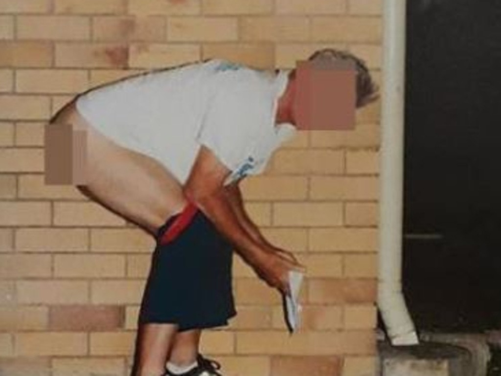 The infamous Brisbane ‘poo jogger’ who was defecating outside a unit block for a year. Picture: Supplied