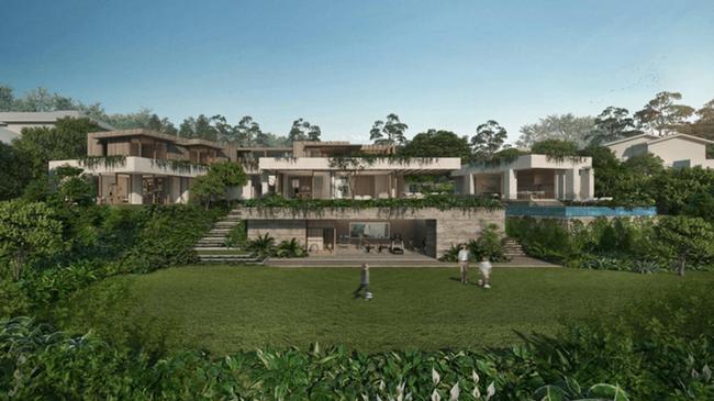 Renders of the property designed for 12-14 Ocean Vista Lane, Buderim. Photo: contributed