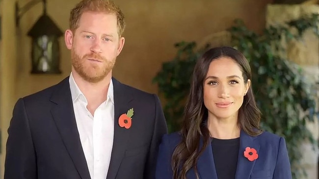 Prince Harry and Meghan Markle appear together in a video for the Global Ministerial Conference on Violence Against Children in Colombia on November 7