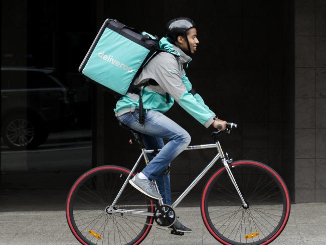 Some 81 per cent of the 3500 Deliveroo riders surveyed said they felt unsafe on roads.