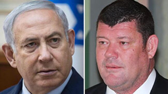 The Israeli PM and James Packer