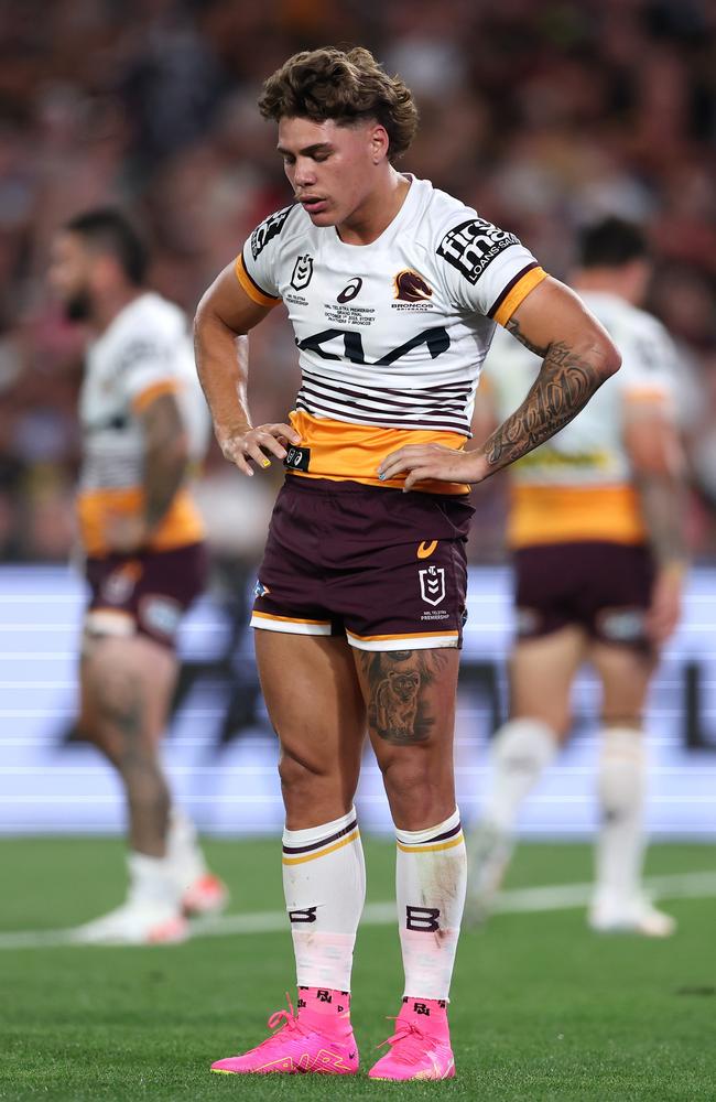 Reece Walsh of the Broncos. Photo by Matt King/Getty Images.;