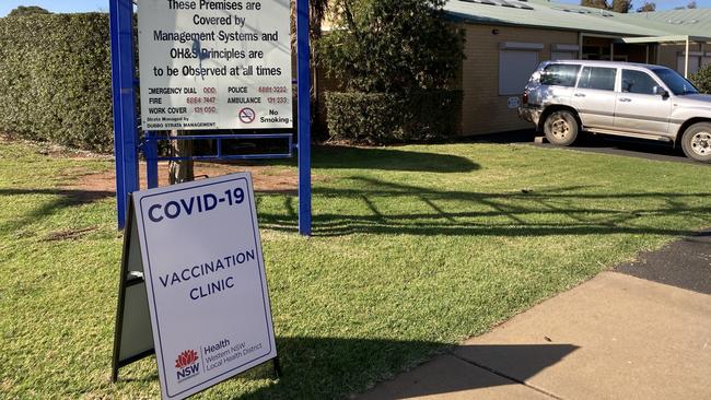 Dubbo's Covid testing and vaccination clinics at Manera Plaza. Picture: Ryan Young