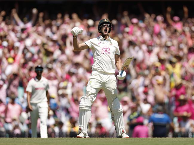 Australia’s Border-Gavaskar Trophy win over India ensured they qualified for the World Test Championship final, but Channel 7 is currently unable to show it. Picture: Getty Images
