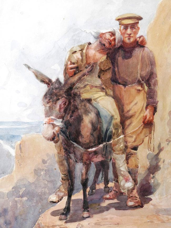 Simpson And His Donkey by Horace Moore-Jones.