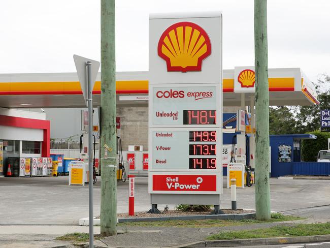 Service station on the corner of Ocean Beach Road and Rawson Road Woy Woy on Tuesday March 13. Picture: AAP image/ Mark Scott