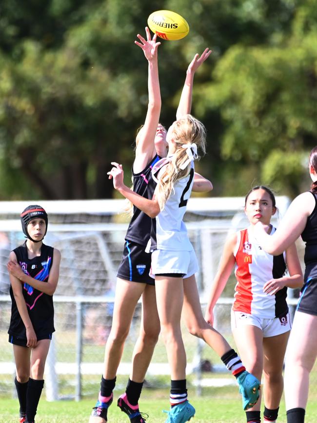 Action from Saturday's McDonaldâ€™s South East Queensland Youth Grand Finals played at Yeronga AFC. 2 September 2023. Picture, John Gass