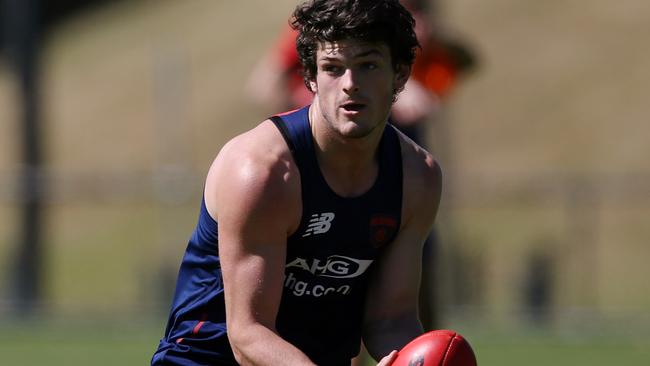 Angus Brayshaw wants get himself even fitter for next season. Picture: Wayne Ludbey
