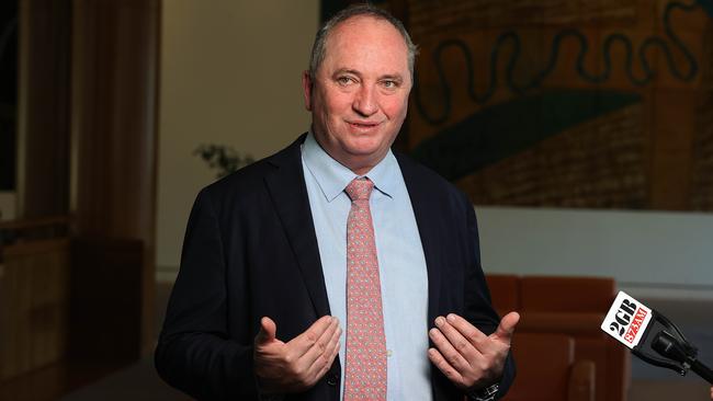 Barnaby Joyce saus if Australia embraces a net-zero target it will make ‘no difference at all’ to global temperatures. Picture: Gary Ramage